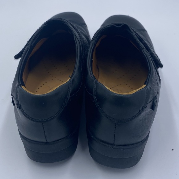 Clarks 8.5 m woman’s leather shoes walking comfort - Picture 5 of 12